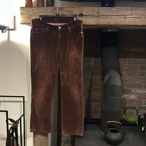 7 for All Mankind size 29 vintage chocolate velour low waisted great condition